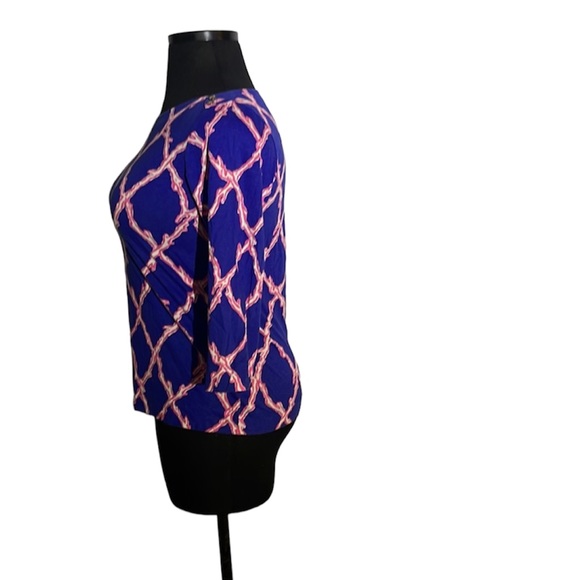 Lilly Pulitzer blue with pink shirt.  Size M - Picture 6 of 9